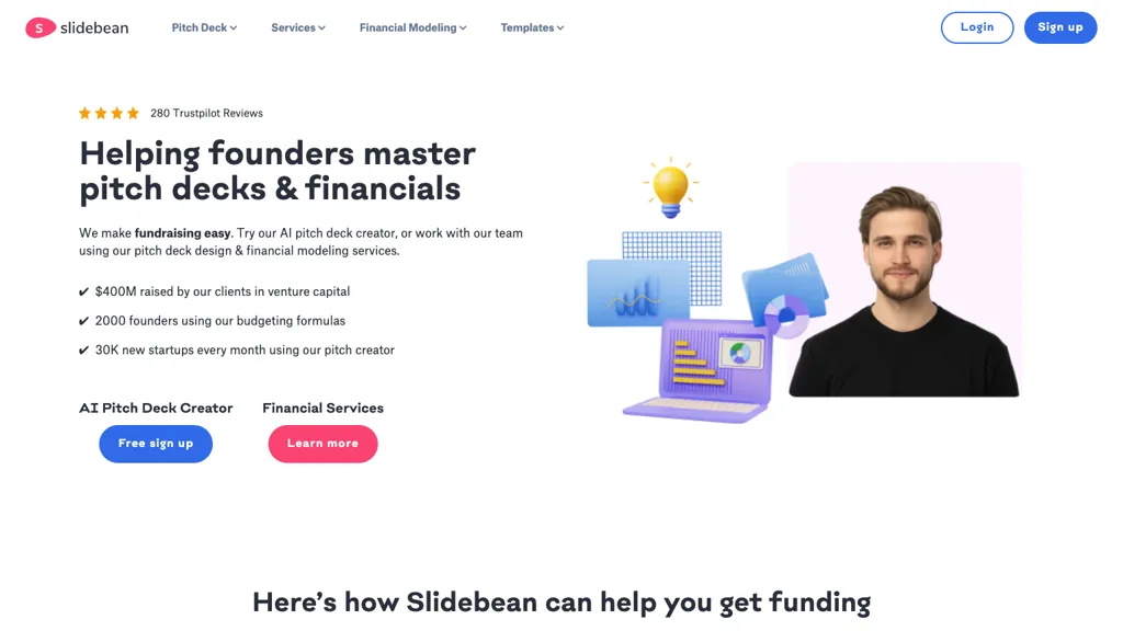 Slidebean Founder screenshot