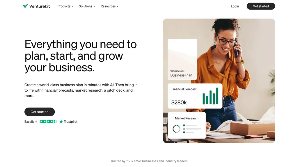 Venturekit screenshot