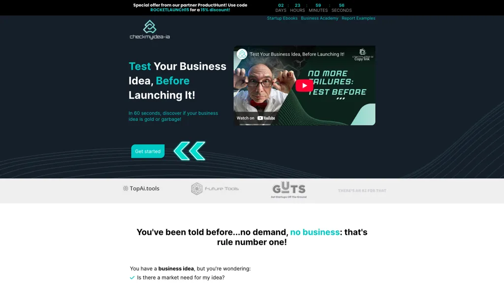 Checkmyidea-ia screenshot