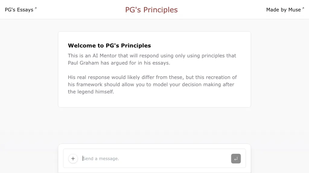 PGS Principles screenshot