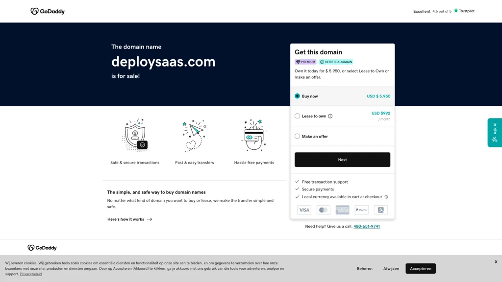 DeploySaaS screenshot