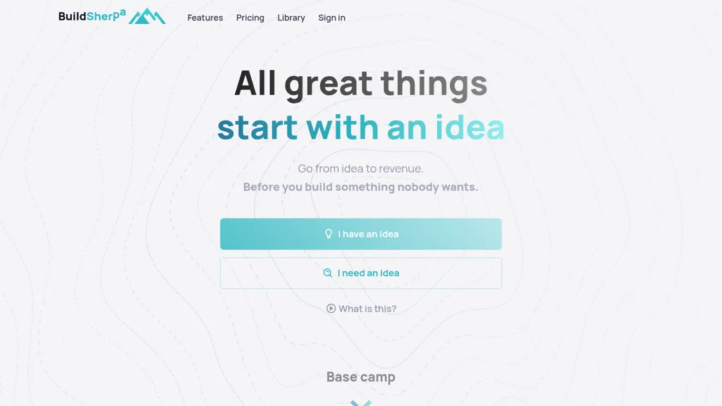 BuildSherpa AI screenshot