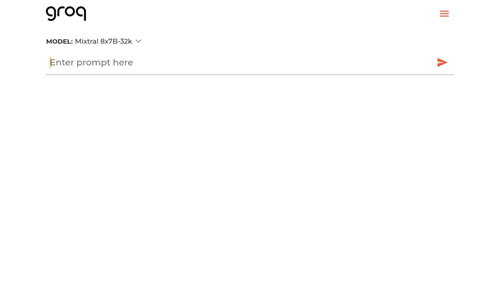 Groq screenshot