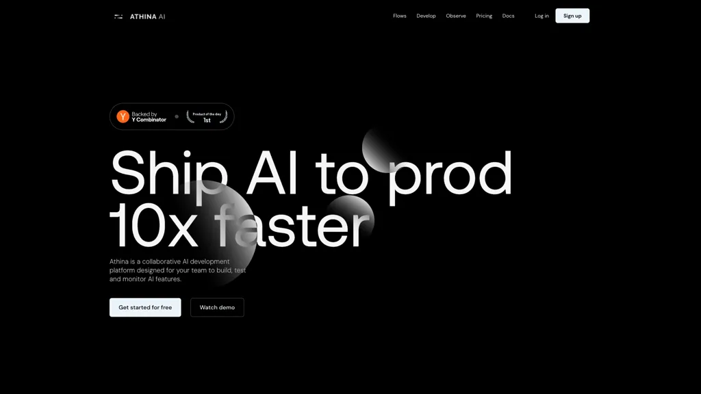 Athina AI screenshot