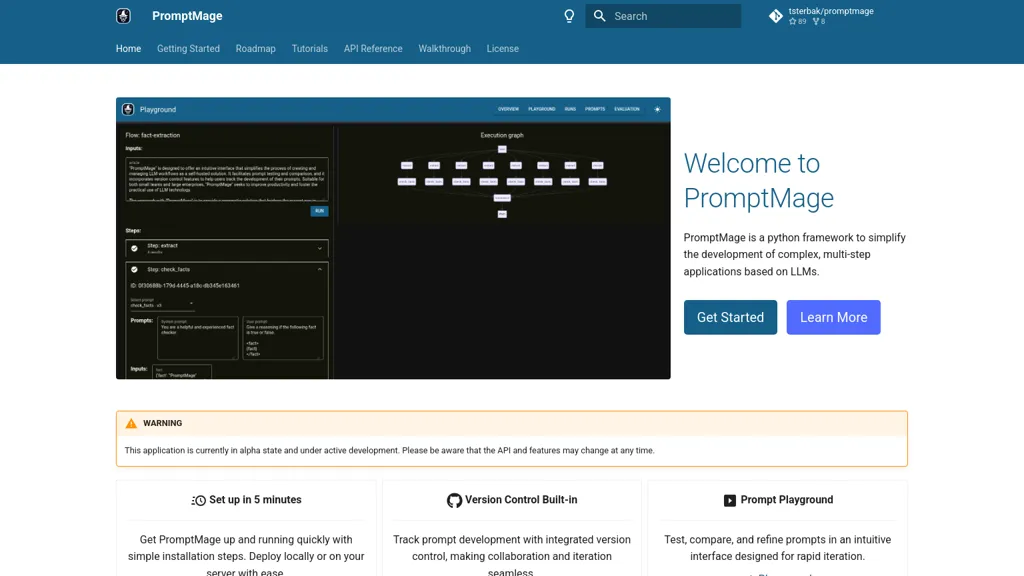 PromptMage screenshot