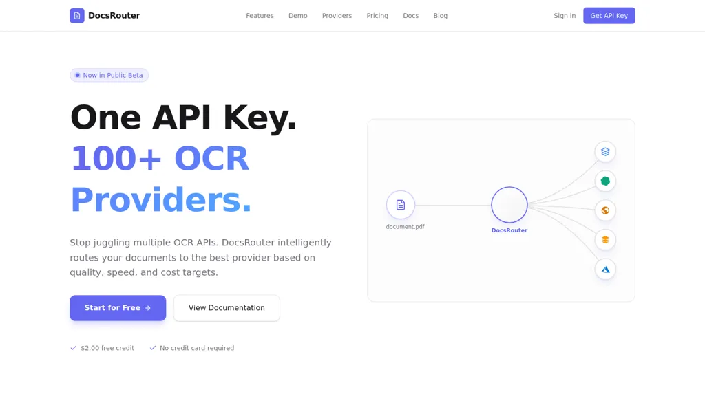 Docs Router screenshot