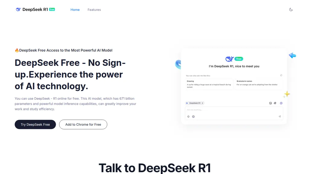 DeepSeek R1 Free screenshot
