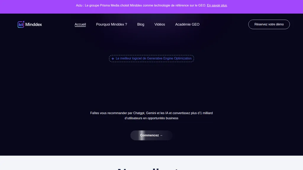 Minddex.ai screenshot