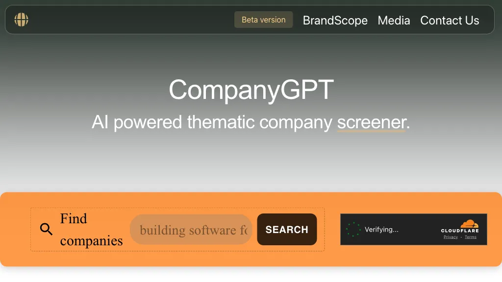 CompanyGPT screenshot