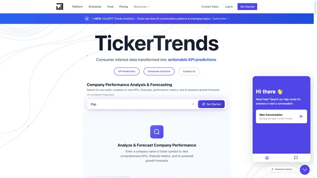 TickerTrends screenshot