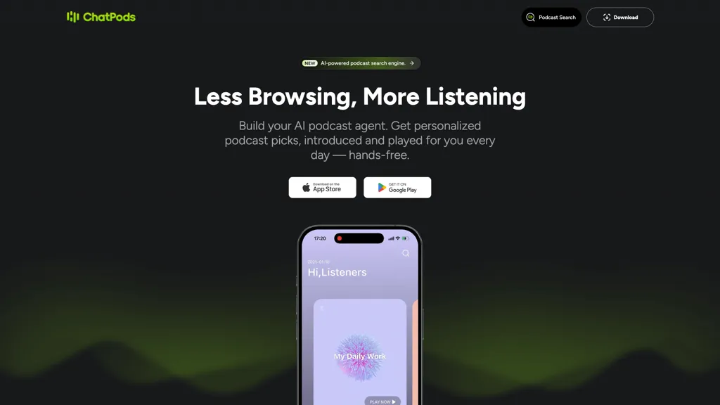 ChatPods screenshot