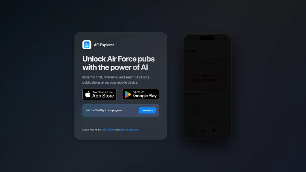 AFI Explorer screenshot