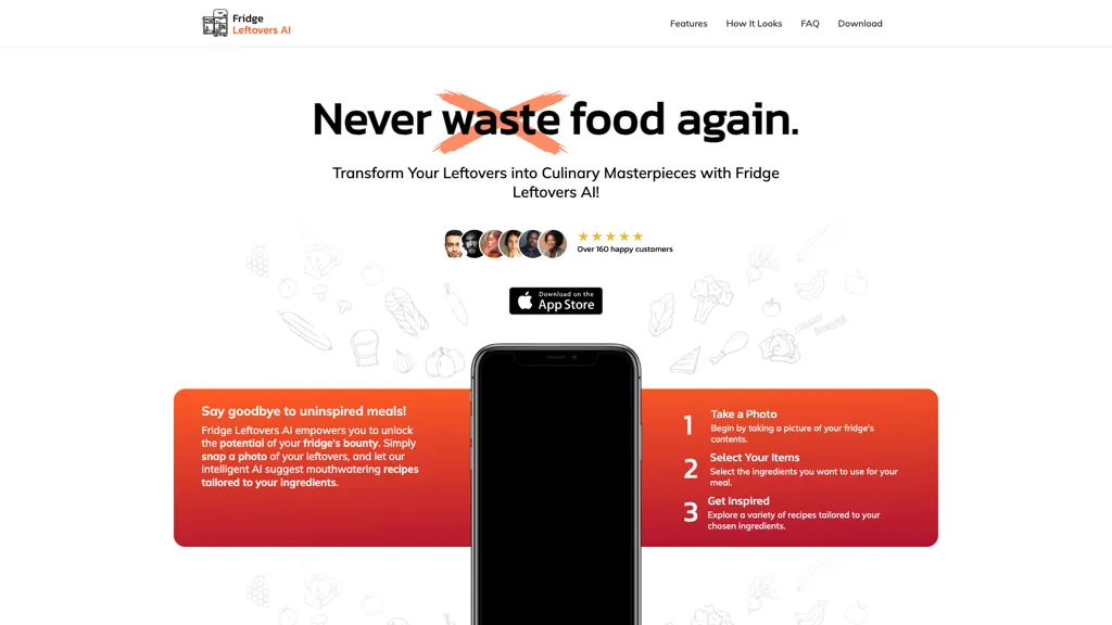 Fridge Leftovers AI screenshot