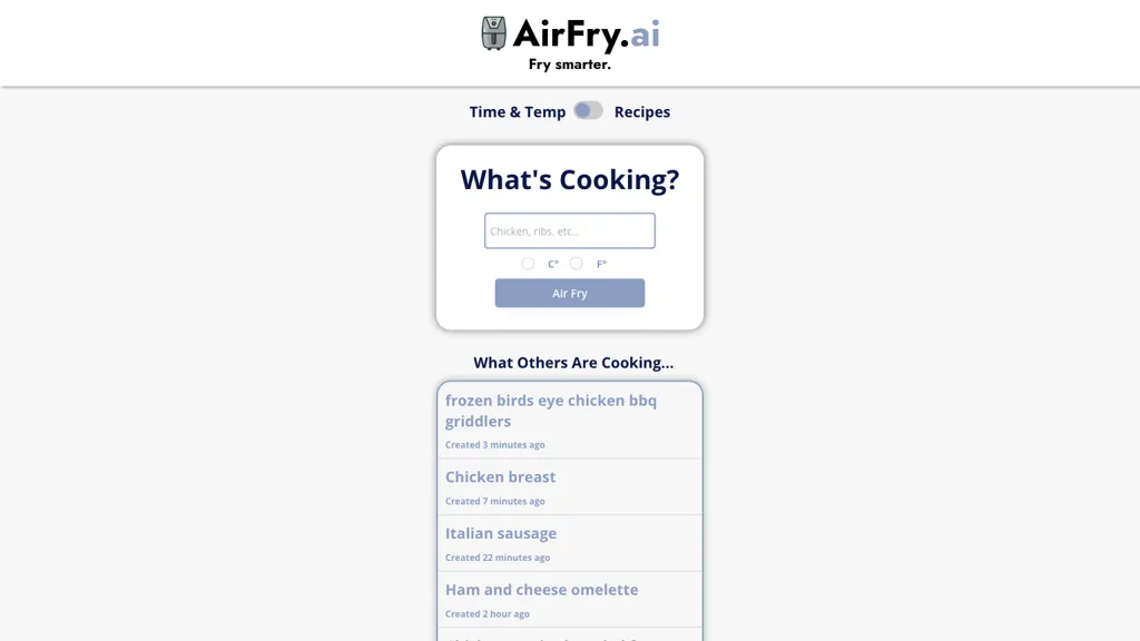 AirFry.ai screenshot