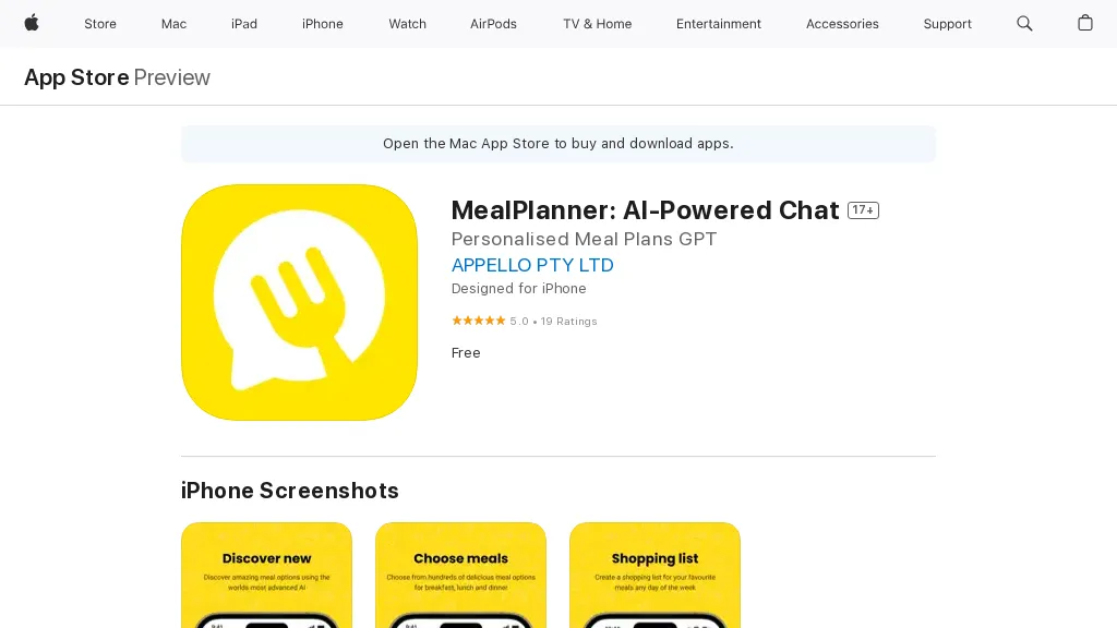 MealPlanner screenshot