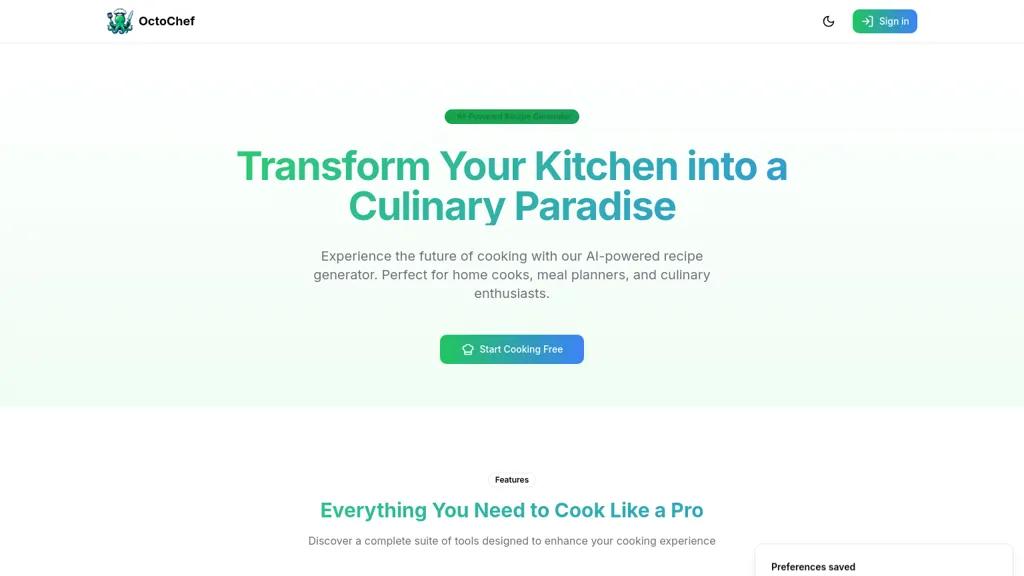 OctoChef screenshot
