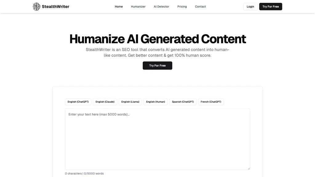 StealthWriter screenshot