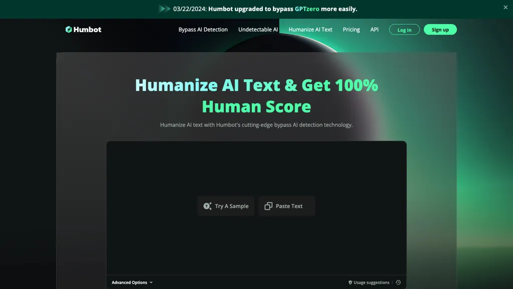 Humbot screenshot