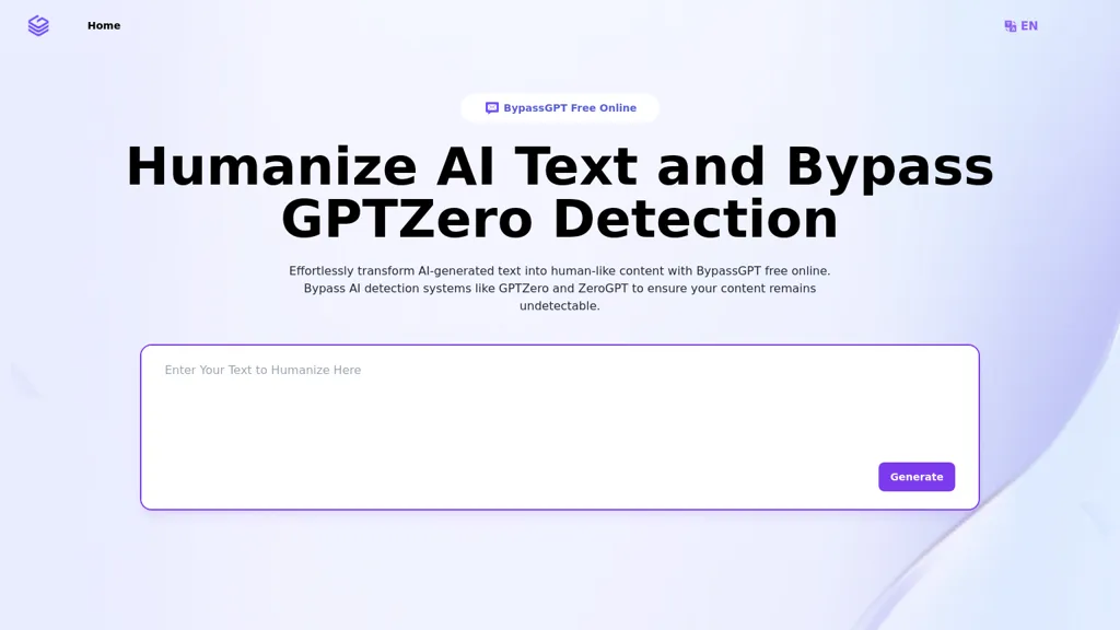 BypassGPT.co screenshot