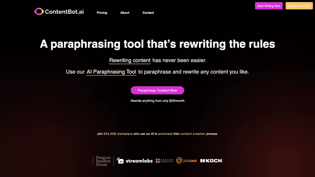 AI Paraphrasing Tool screenshot