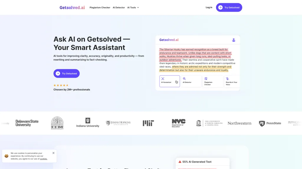 Getsolved.ai screenshot