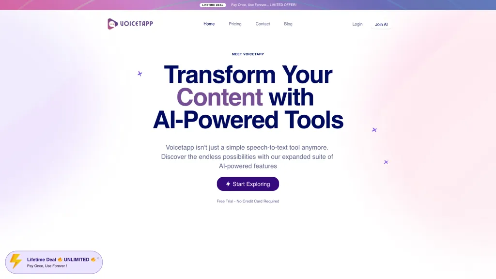Voicetapp screenshot