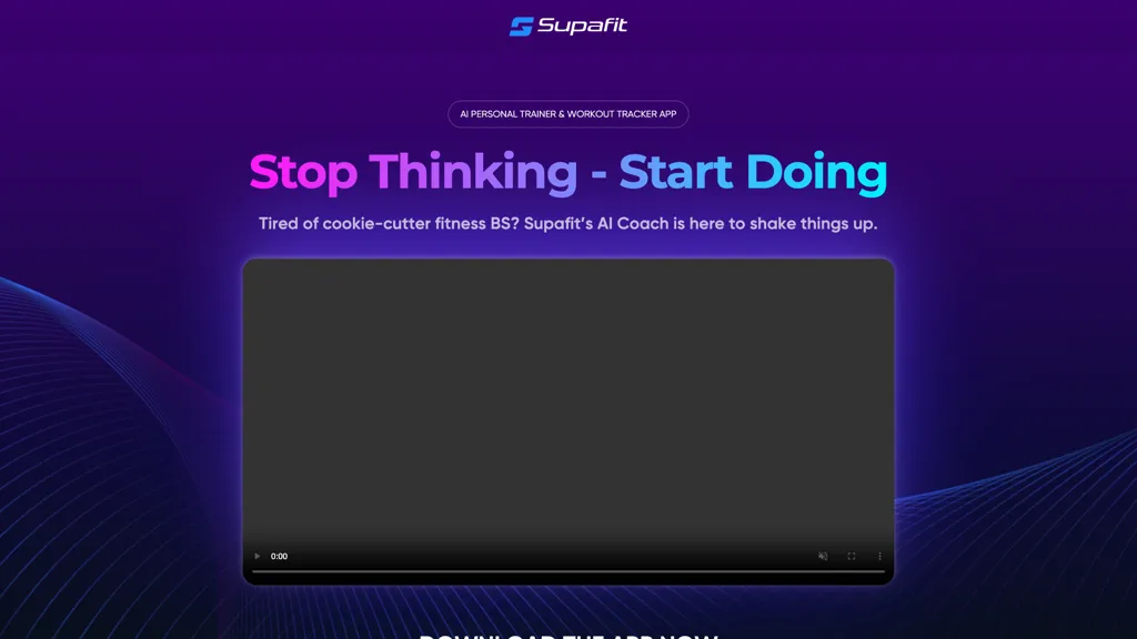 Supafit screenshot
