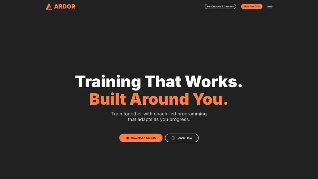 Ardor Fitness screenshot