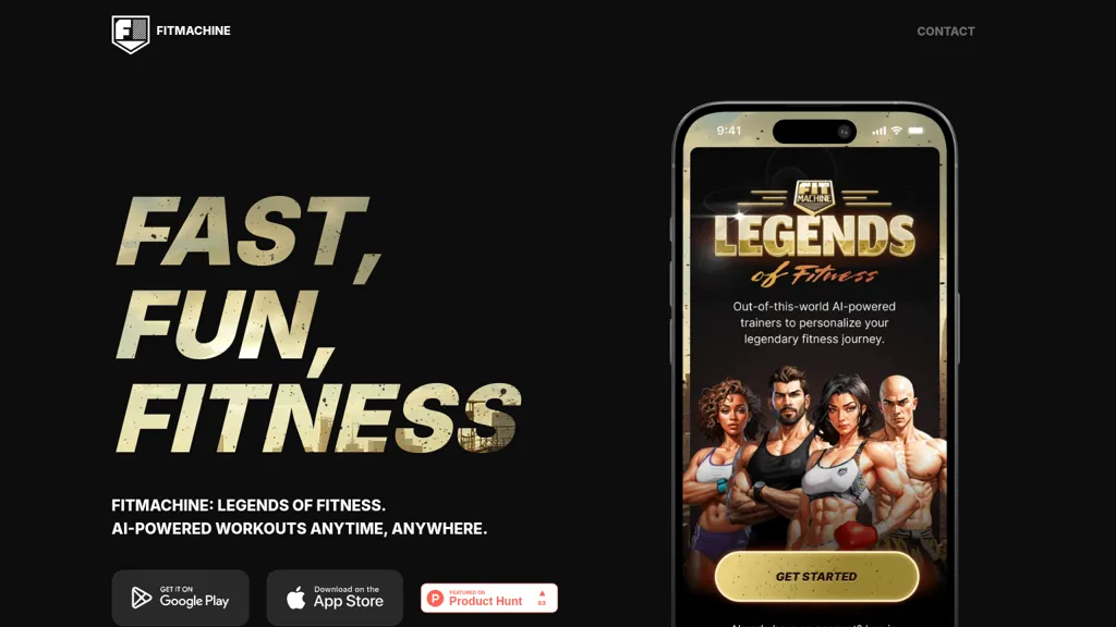 FitMachine screenshot