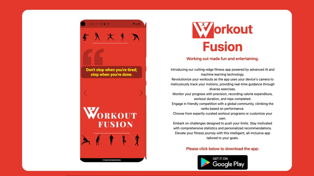 Workout Fusion screenshot