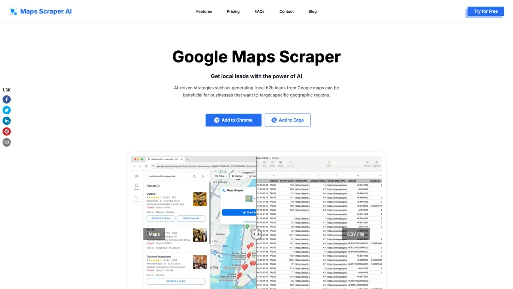 MapsScraperAI screenshot