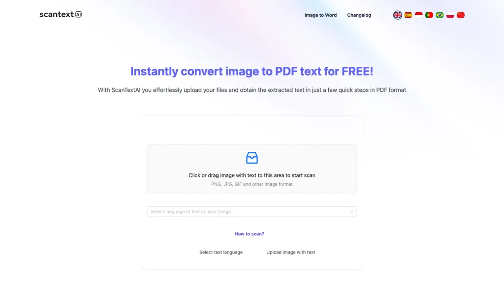 ScantextAI screenshot