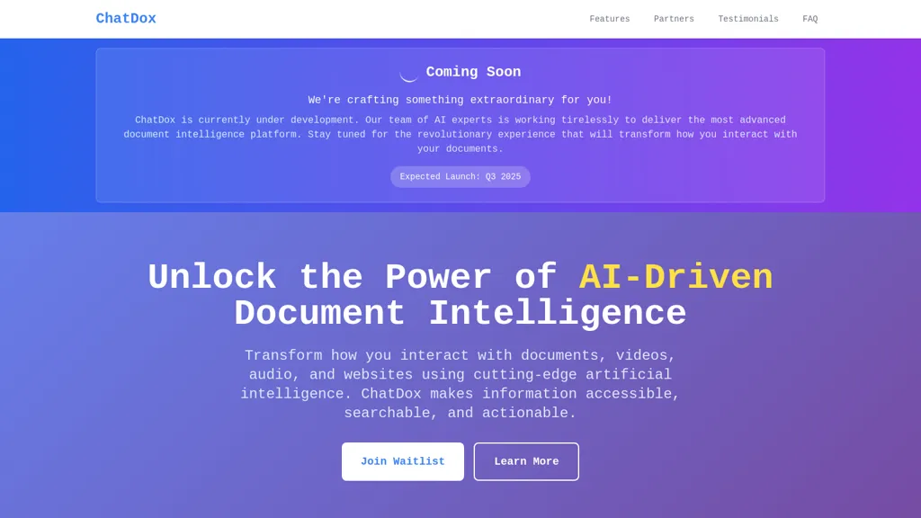 Skimming.ai screenshot