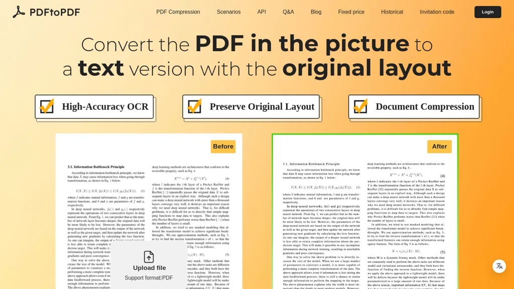PDFtoPDF screenshot