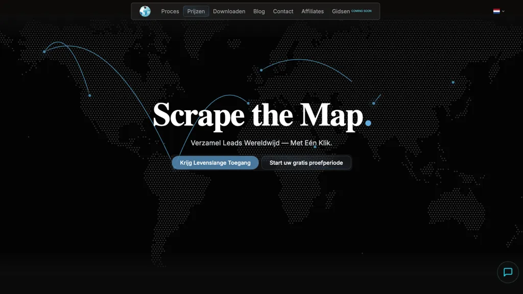 Scrape the Map screenshot