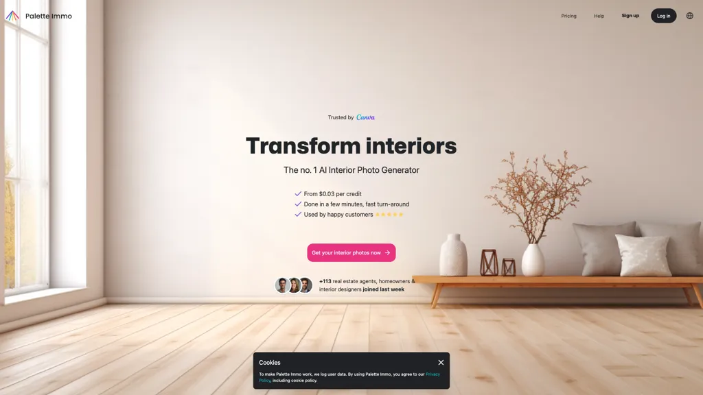 Palette Immo screenshot