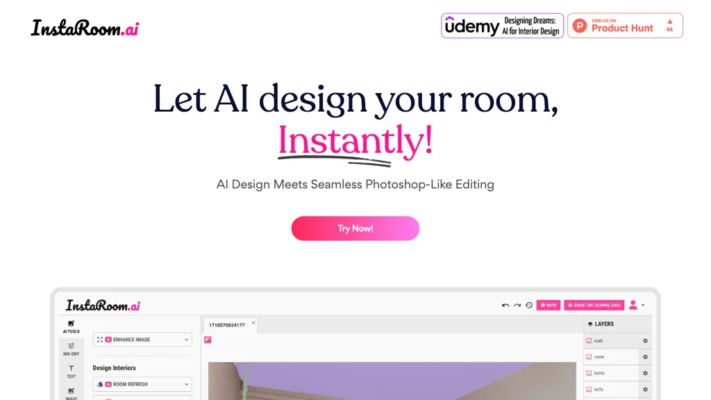 Instaroom screenshot