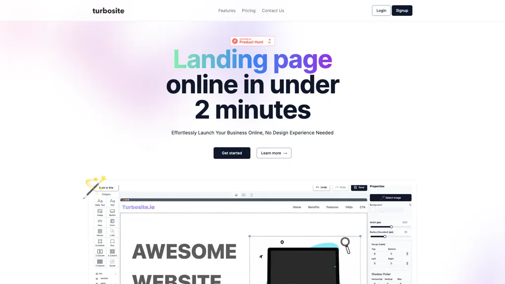 Turbosite screenshot