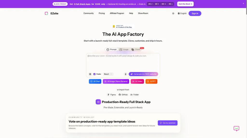 Ezsite AI screenshot