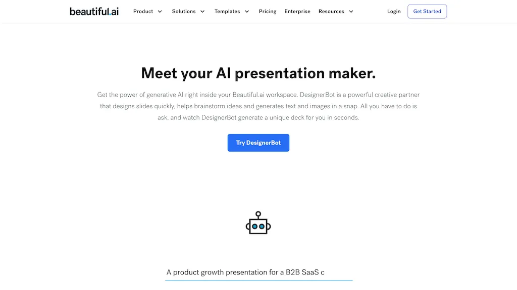 DesignerBot screenshot