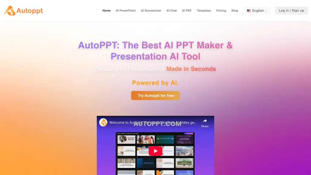 Autoppt screenshot