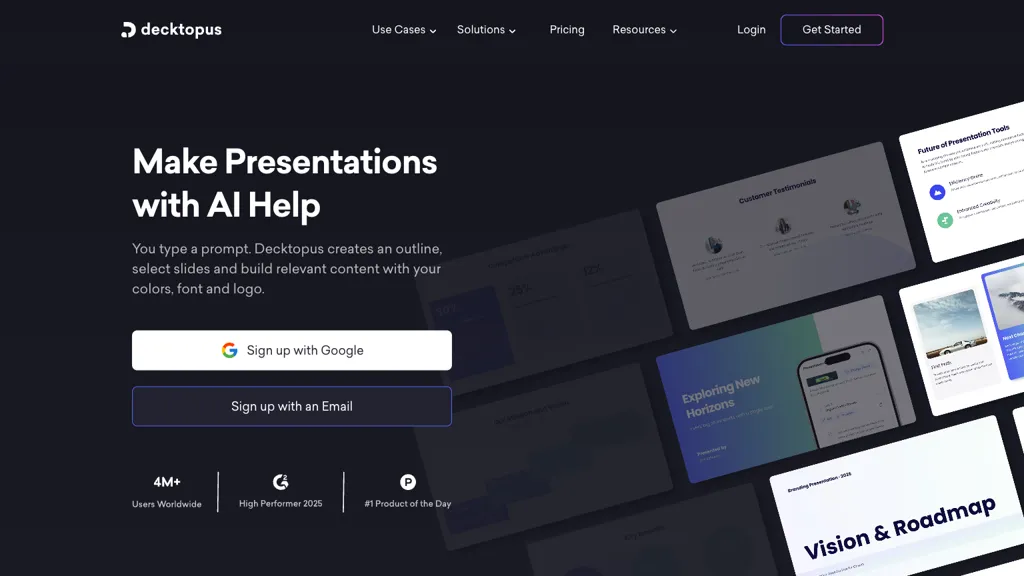 Decktopus AI screenshot