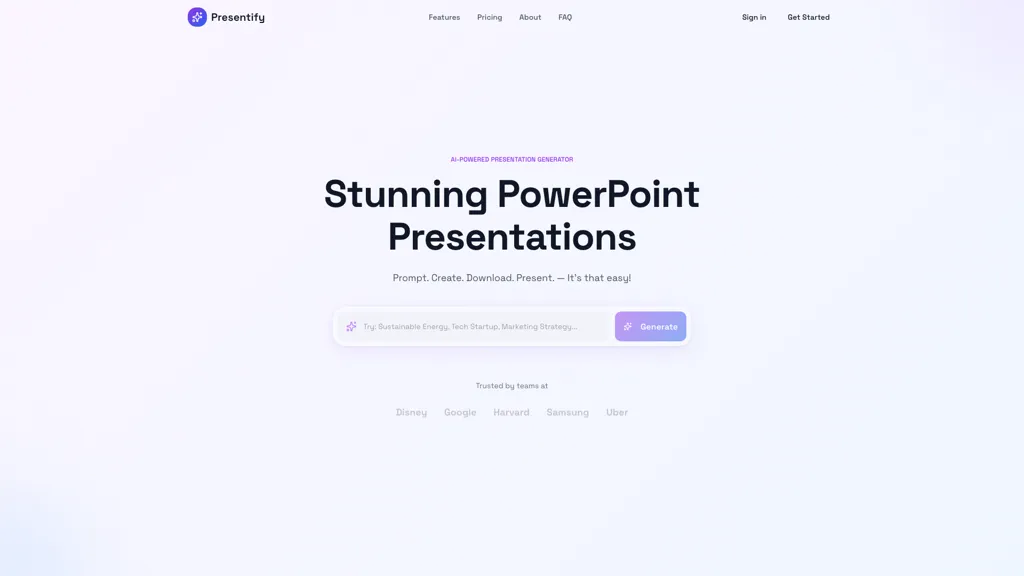Presentify.ai screenshot