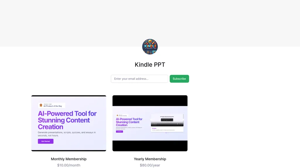 KindlePPT screenshot