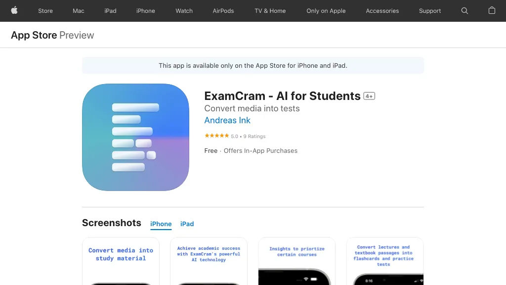 ‎ExamCram screenshot