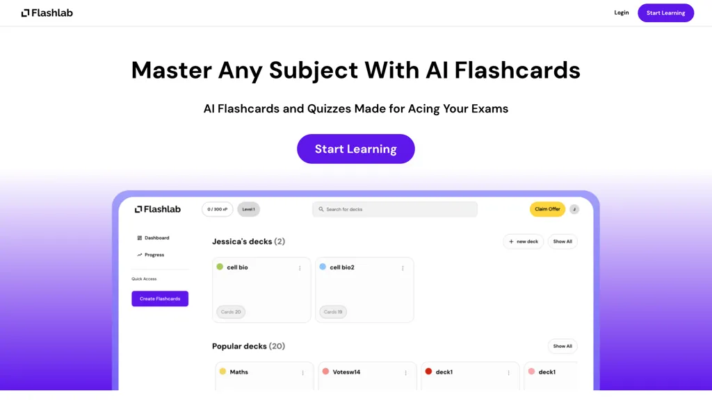 flashlab.io screenshot