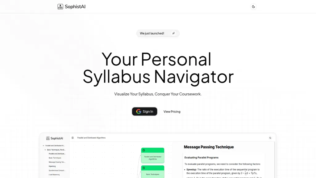 SophistAI screenshot