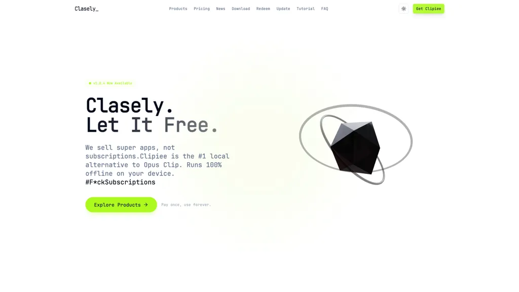 Clasely V1 screenshot