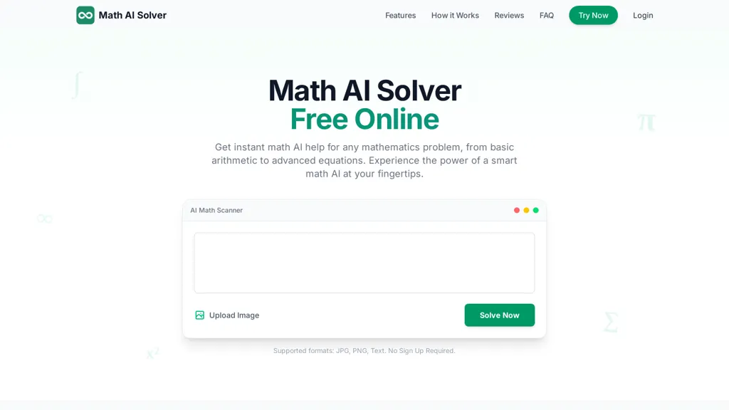 Math AI Solver screenshot