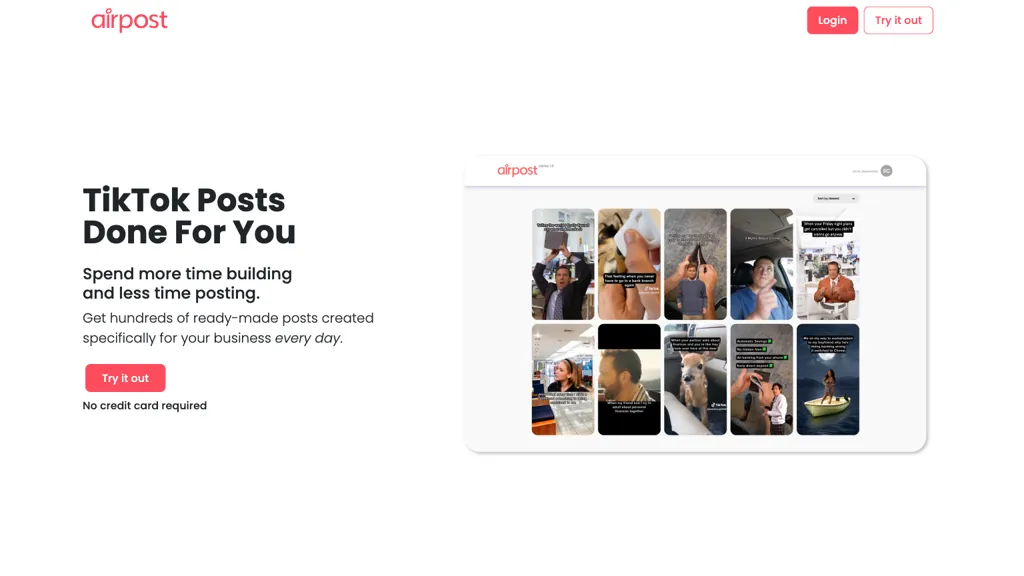 Airpost screenshot